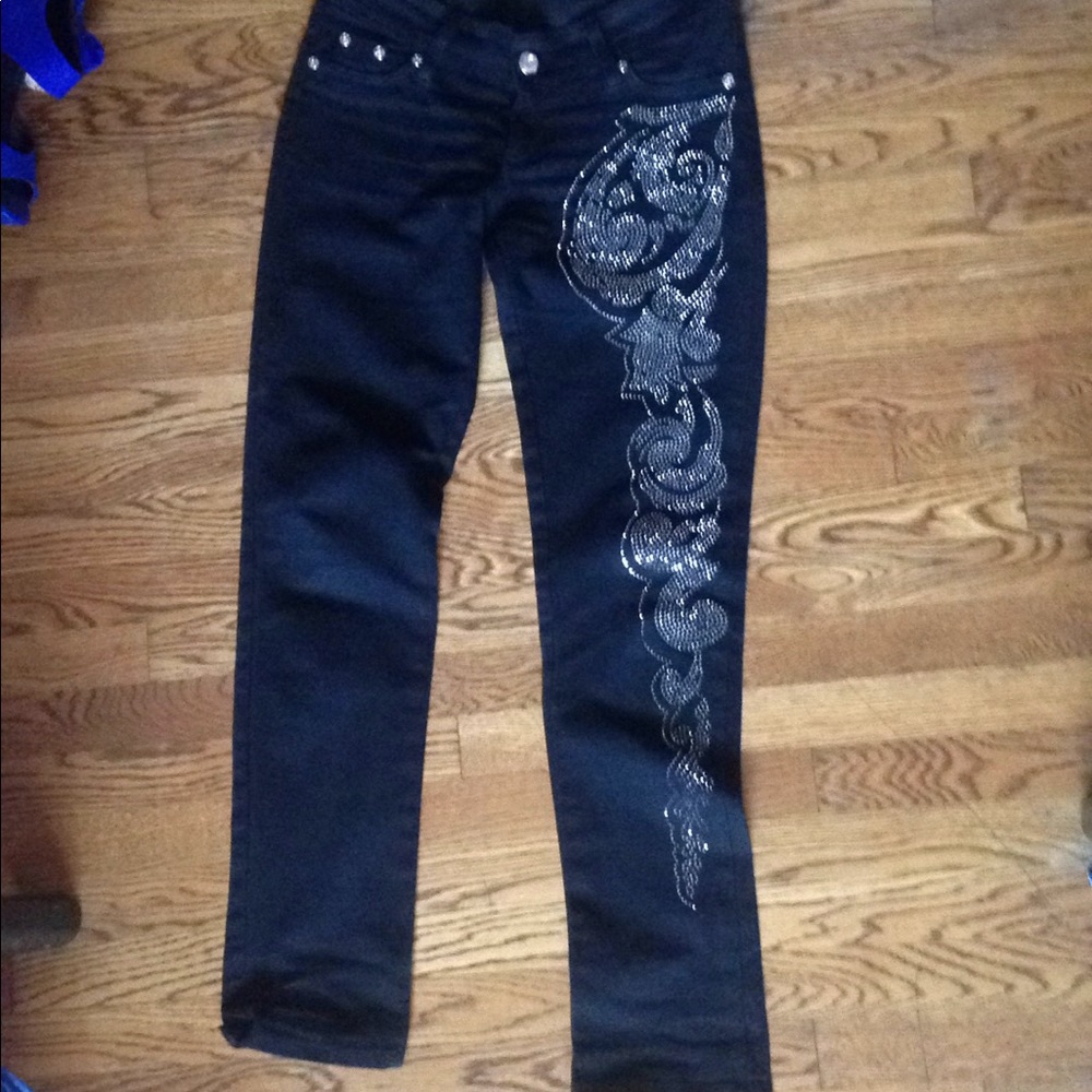 Studded black pants